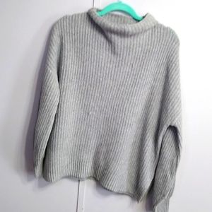 Rachel Zoe grey sweater women's L
